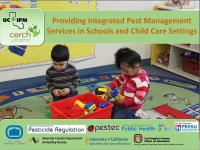 IPM in Schools and Child Care Settings Slide Image